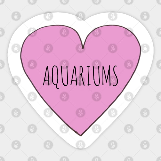 Love Aquariums Sticker by wanungara